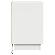 Нощен шкаф 2 pcs Бяло 39 x 34,5 x 50 см Инженерно дърво