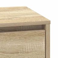 Нощен шкаф 2 pcs Сонома дъб 39 x 34,5 x 50 см Инженерно дърво