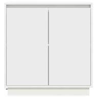 Шкафче с рафт с врата Бяло 71 x 34.5 x 75 см Инженерно дърво