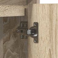 Съхранение с LED дъб сонома 71 x 34.5 x 75 см Инженерно дърво