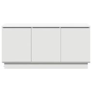 ТВ шкаф Бяло 100 x 38 x 49 см Инженерно дърво