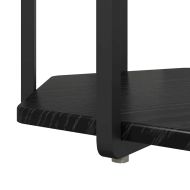 Комплект помощни маси с рафт 2 pcs Черния дъб