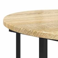 Комплект помощни маси с рафт 2 pcs Кафяво