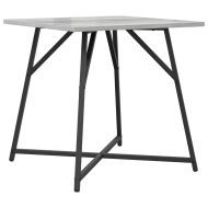 Комплект помощни маси 2 pcs Сив Сономски дъб и черно