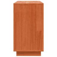 Служебен шкаф Кафяв дъб 111 x 34 x 60 см Солидно борово дърво