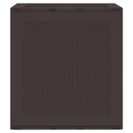 Кутия за съхранение в градината Кафяво 55 x 53 x 57 см