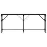 Конзолна маса Черен дъб 180 x 23 x 75 cm