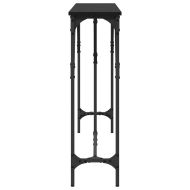 Конзолна маса Черен дъб 140 x 23 x 75 cm