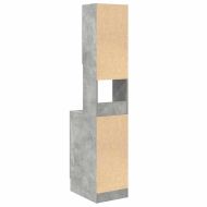 Кухненски шкаф с чекмедже Сив 35 x 50 x 180 см Инженерно дърво