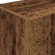 Кухненски шкаф с чекмедже с рафт Старо дърво Инженерно дърво