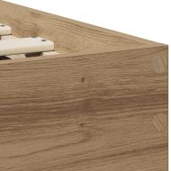 Рамка за легло с таблото Дъб 75 x 190 cm Инженерно дърво