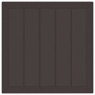 Градинска маса за хранене Кафяво 100 x 100 x 73 см полиратан