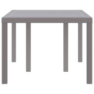 Градинска маса за хранене Светлосиво 150 x 100 x 73 см