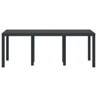 Градинска маса за хранене Антрацит 200 x 100 x 73 см полиратан