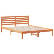 Рамка за легло с таблото Кафяво с восъчно покритие 160 x 210 cm