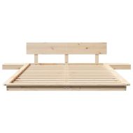 Рамка за легло Кафяво 120 x 190 cm Дърво