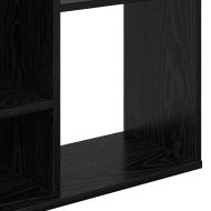 Разделител за стая Черен дъб 100 x 24 x 140 см Инженерно дърво