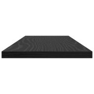 Етажерка Борд 4 pcs Черно 60 x 20 x 1,5 cm Инженерно дърво