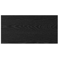 Етажерка Борд 4 pcs Черно 60 x 30 x 1,5 cm Инженерно дърво