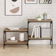 Етажерка Борд 4 pcs Кафяво 60 x 40 x 1,5 cm Инженерно дърво