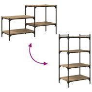 Етажерка Борд 4 pcs Кафяво 60 x 40 x 1,5 cm Инженерно дърво