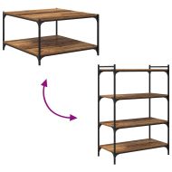 Етажерка Борд 4 pcs Кафяво 80 x 40 x 1,5 cm Инженерно дърво