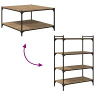 Етажерка Борд 4 pcs Кафяво 80 x 40 x 1,5 cm Инженерно дърво