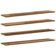 Етажерка Борд 4 pcs Кафяво 100 x 20 x 1,5 cm Инженерно дърво