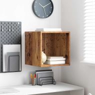 Стенен шкаф с рафт Старо дърво 37 x 37 x 37 см Инженерно дърво