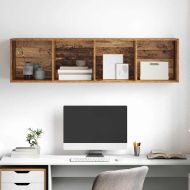 Комплект ТВ шкаф Старо дърво 37 x 37 x 142,5 см Инженерно дърво