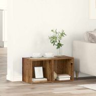 Комплект ТВ шкаф 2 pcs Старо дърво 37 x 35 x 37,5 см