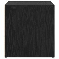 Комплект ТВ шкаф 2 pcs Черно 37 x 35 x 37,5 см Инженерно дърво