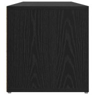 Комплект ТВ шкаф Черно 72 x 35 x 37 см Инженерно дърво