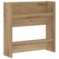 Шкаф за обувки с рафт 2 pcs Дъб 60 x 18 x 60 см Инженерно дърво