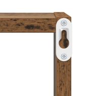 Стени за рафтове с рафт 2 pcs Старо дърво 26 x 15 x 26 cm