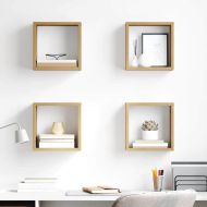 Стени за рафтове 4 pcs Дъб 26 x 15 x 26 cm Инженерно дърво