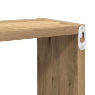 Стени за рафтове 4 pcs Дъб 26 x 15 x 26 cm Инженерно дърво