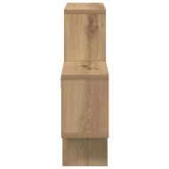 Стенен рафт с рафт дъб артизан 82 x 15 x 51 см Инженерно дърво