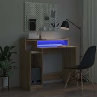 Бюро с рафт със съхранение Дъб 97 x 45 x 90 см Инженерно дърво