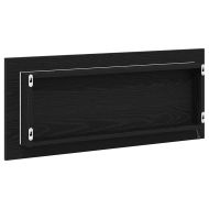 Огледало с огледало Черния дъб 90 x 8,5 x 37 см Инженерно дърво