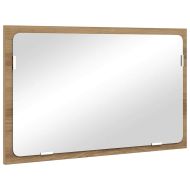 Комплект мебели за баня 2 pcs Дъб Конструирано дърво и метал.