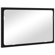 Комплект мебели за баня с чекмедже с огледало 2 pcs Черния дъб