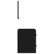 Комплект мебели за баня с чекмедже Черно 41 x 38,5 x 48 cm