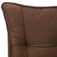 Офис стол, кафяв, текстил