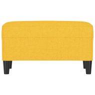 Пейка, светложълта, 70x35x41 см, плат