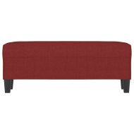 Пейка, виненочервен, 100x35x41 см, плат