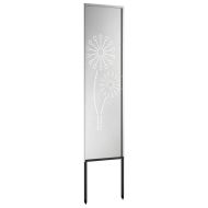 Екран за градинска неприкосновеност Сребрист 32 x 140 см