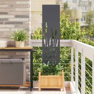 Екран за градинска неприкосновеност Антрацит 32 x 140 см