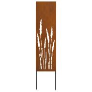 Екран за градинска неприкосновеност Ръждясало 32 x 140 см