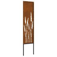 Екран за градинска неприкосновеност Ръждясало 32 x 140 см